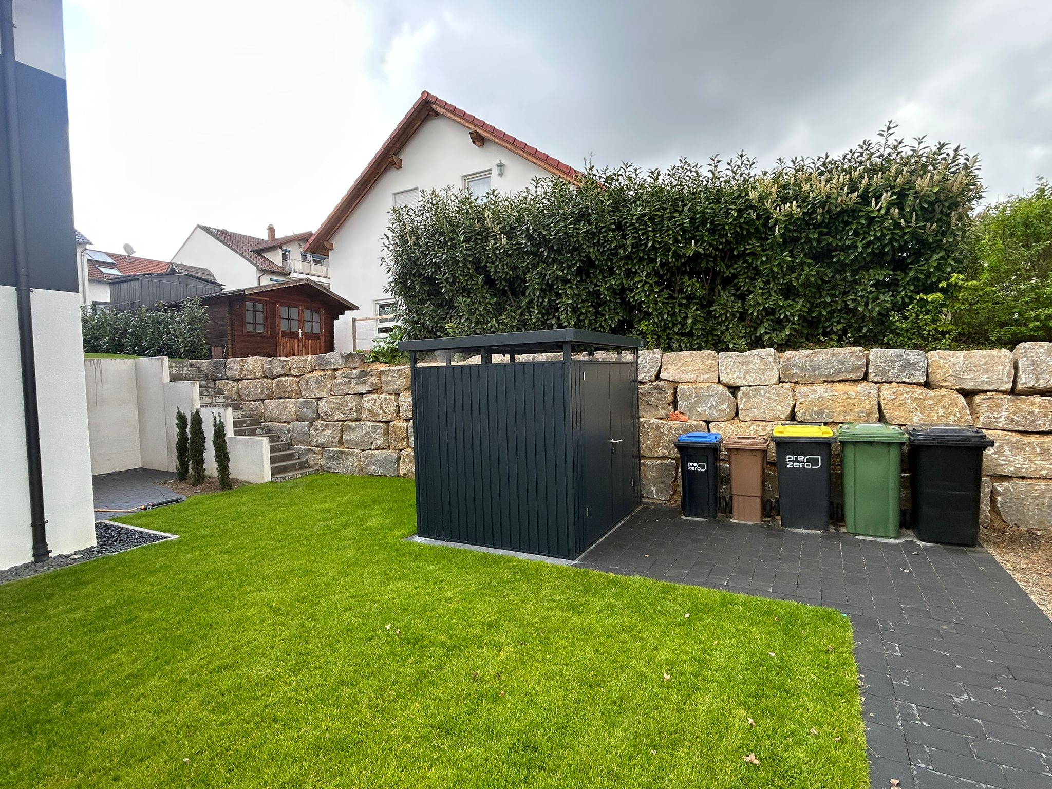 Gartenanlage Vogelperspektive — Klimek GaLaBau Pforzheim